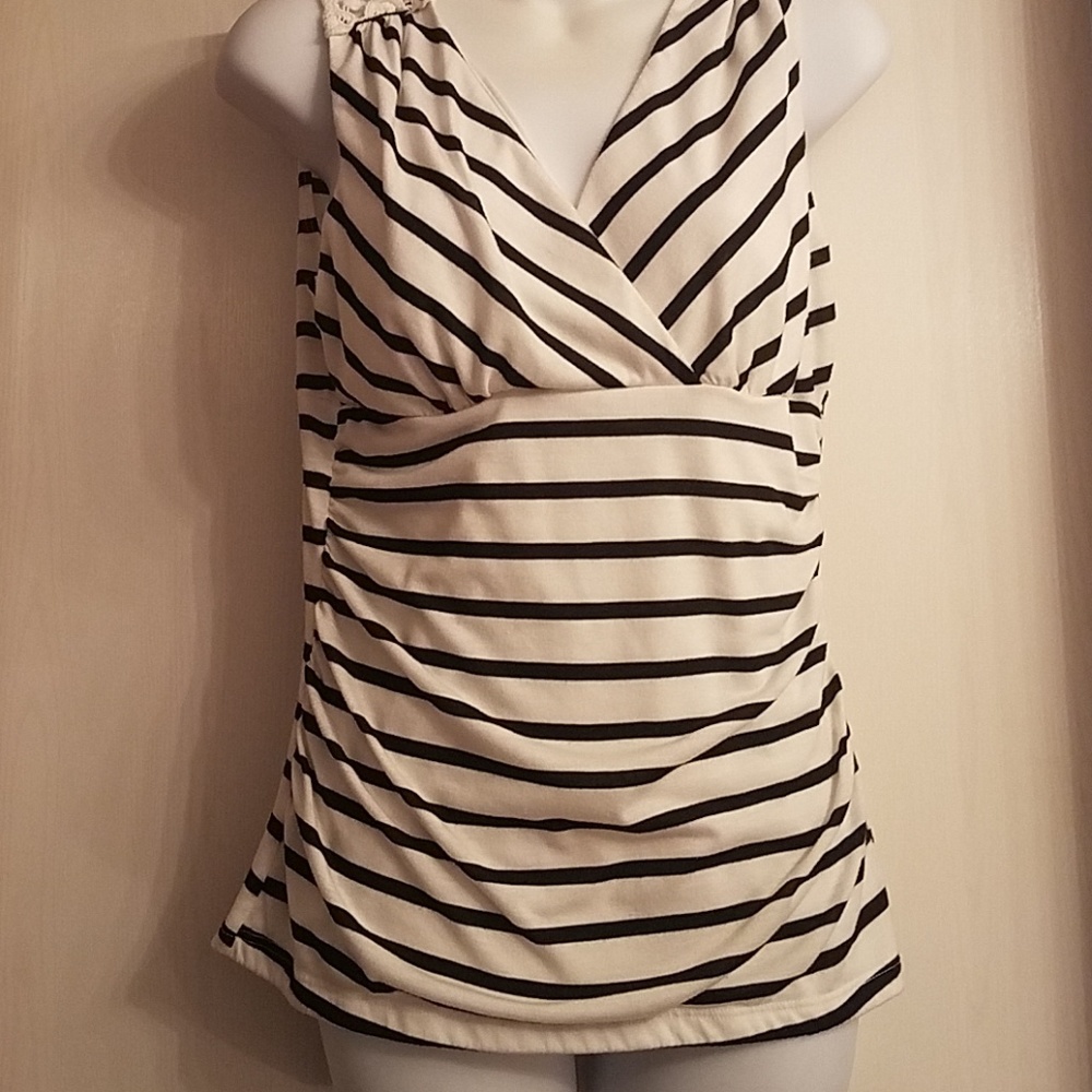 Large striped top